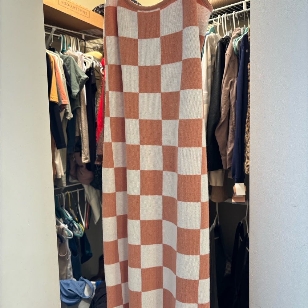 Checkered Sleeveless Dress